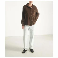 Sur-Chemise Velours Côtelé Padow | Marron