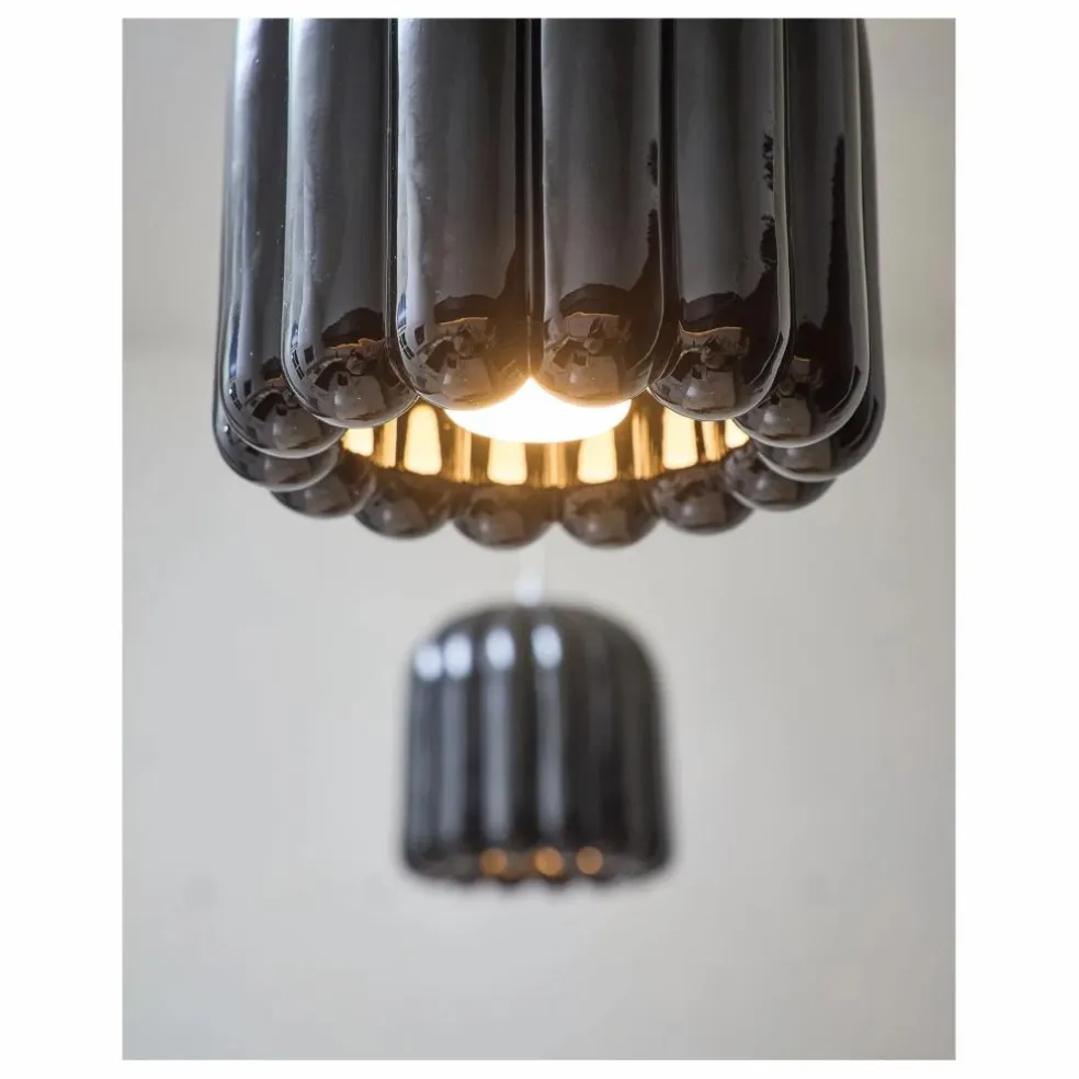Suspension Cannelle | Noir