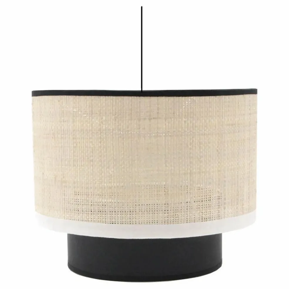 Suspension Eclipse en rabane | Blanc