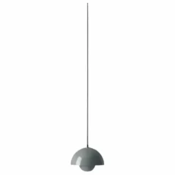 Suspension Flowerpot VP10, Verner Panton | Bleu gris