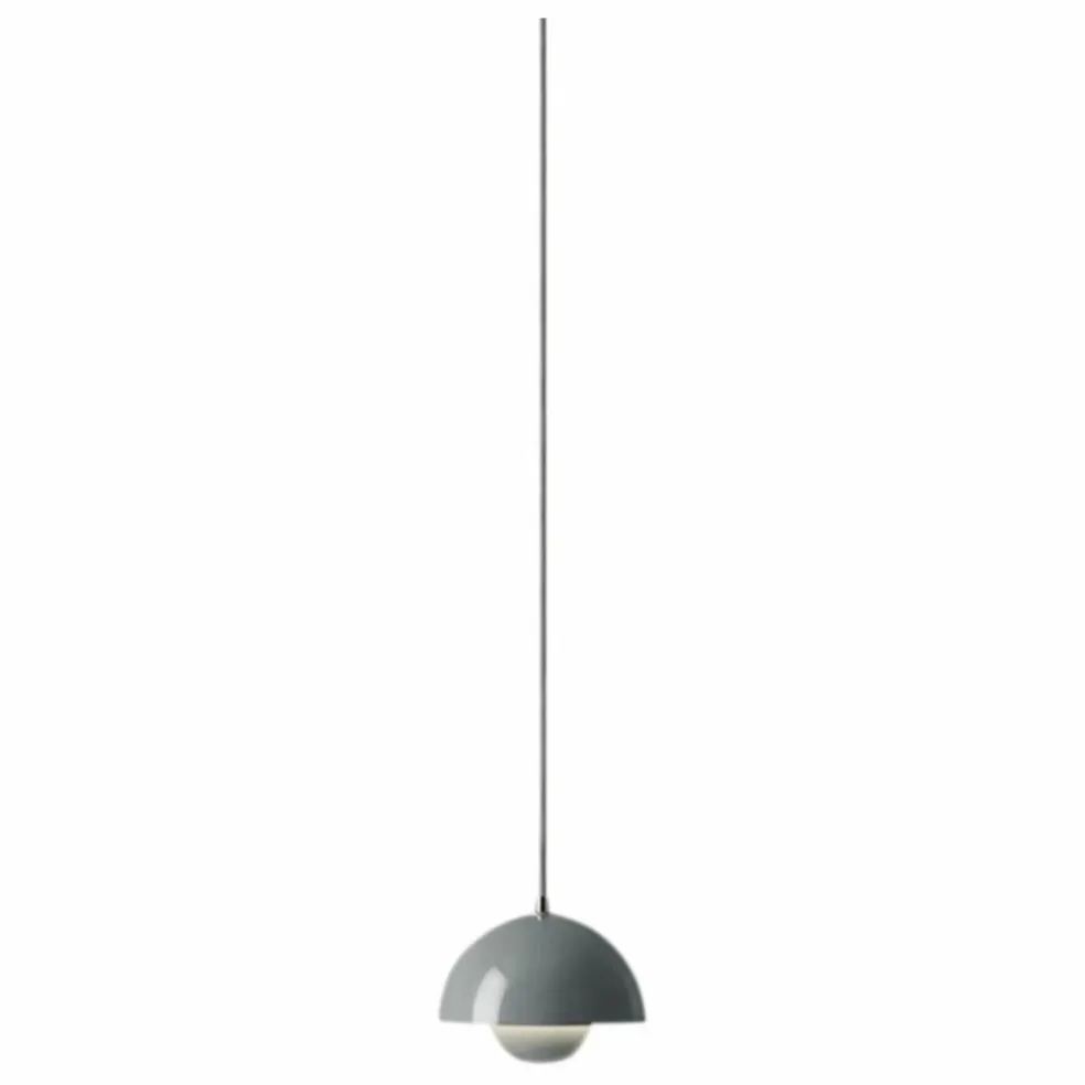 Suspension Flowerpot VP10, Verner Panton | Bleu gris