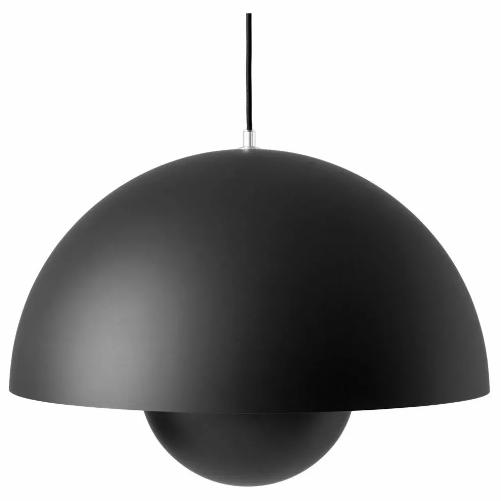 Suspension Flowerpot VP2, Verner Panton, 1968 | Noir