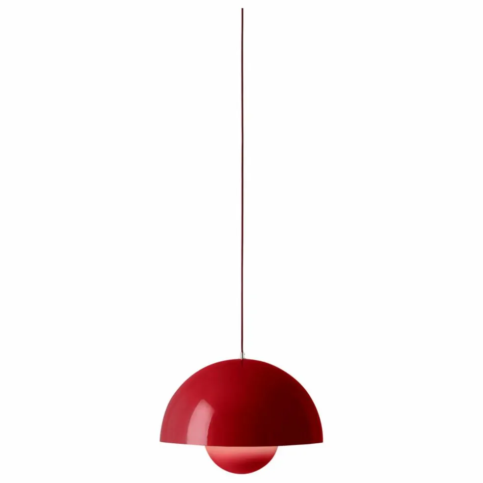 Suspension Flowerpot VP2, Verner Panton, 1968 | Rouge vermillon