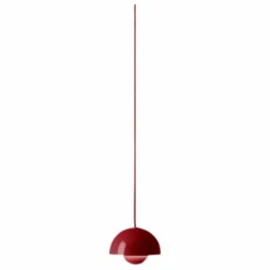 Suspension Flowerpot VP10, Verner Panton | Rouge vermillon
