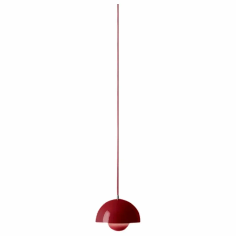 Suspension Flowerpot VP10, Verner Panton | Rouge vermillon