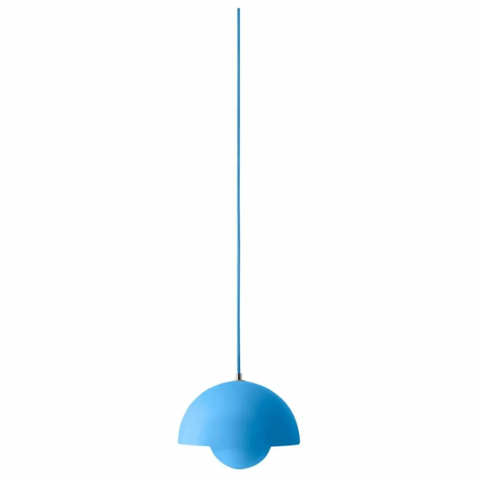 Suspension Flowerpot VP1, Verner Panton | Bleu ciel
