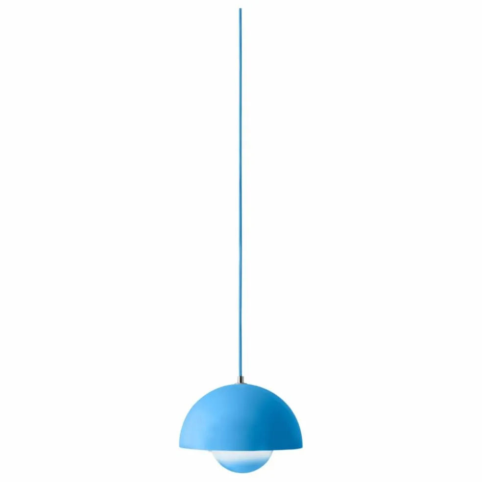 Suspension Flowerpot VP1, Verner Panton | Bleu ciel