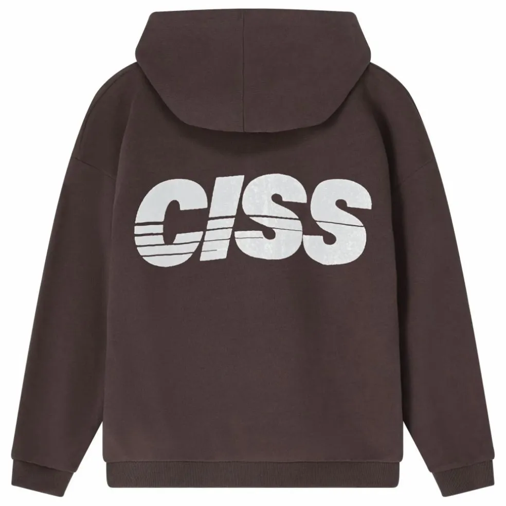 Sweat à Capuche CISS Coton Bio | Marron