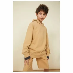 Sweat A Capuche Garçon Coton Bio | Beige