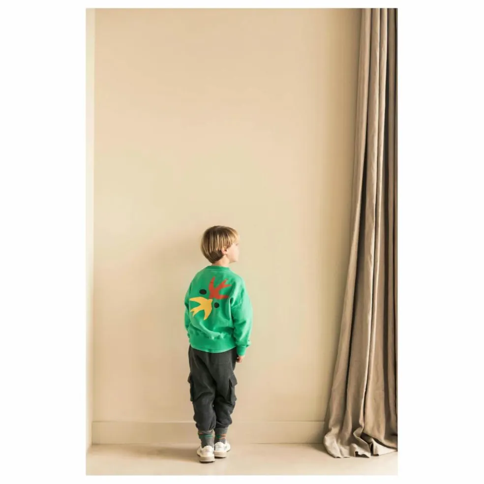Sweat Art Bird Coton Bio | Vert