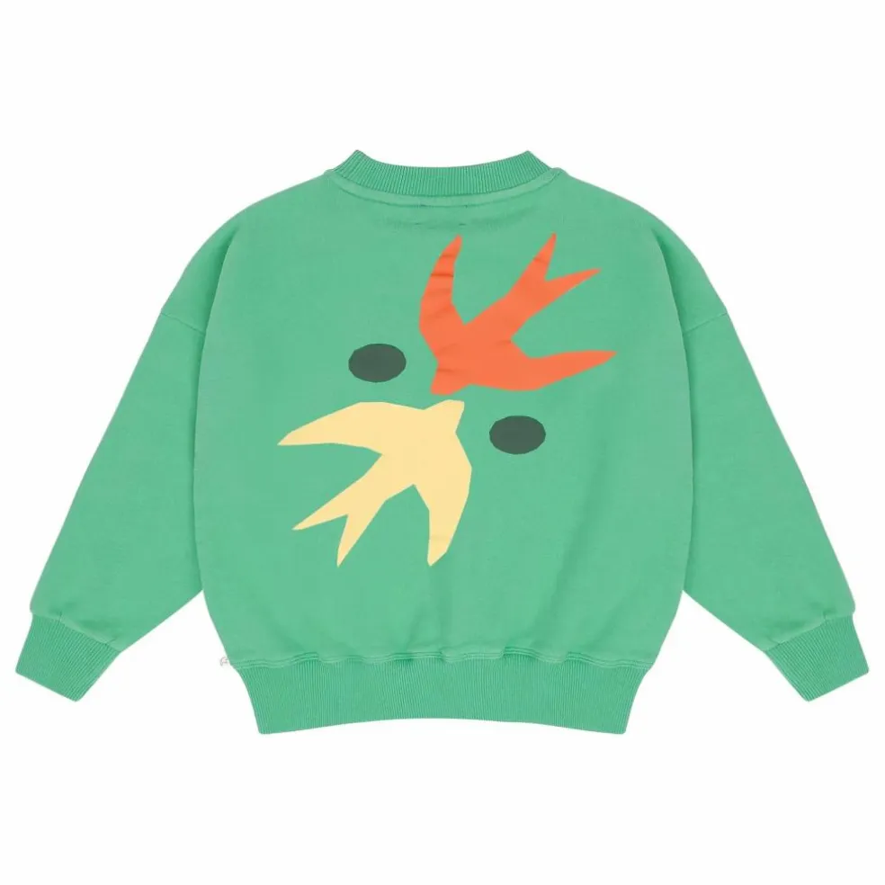 Sweat Art Bird Coton Bio | Vert