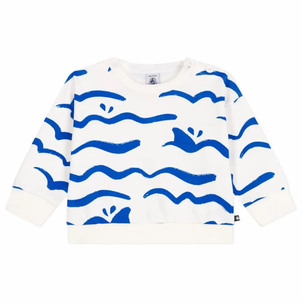 Sweat Bavion Coton Bio | Blanc