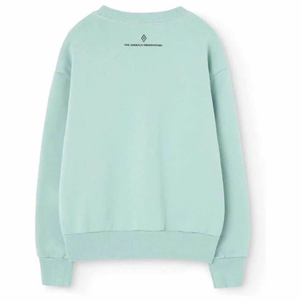 Sweat Bear Fleurs | Bleu pâle