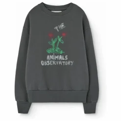 Sweat Bear Fleurs | Gris anthracite