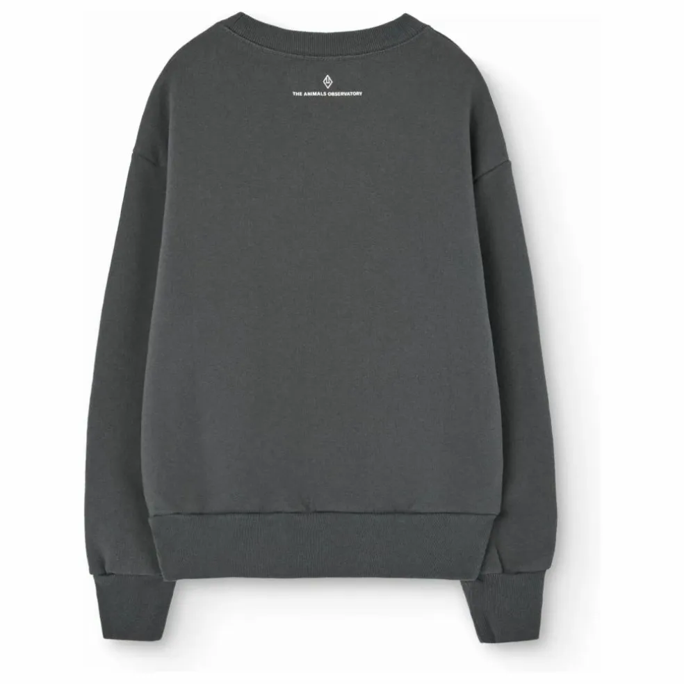 Sweat Bear Fleurs | Gris anthracite
