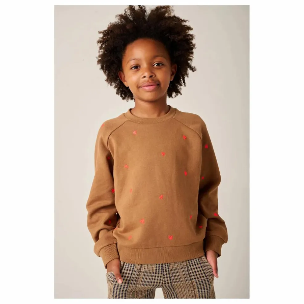 Sweat Belle Plagne Coton Bio | Marron