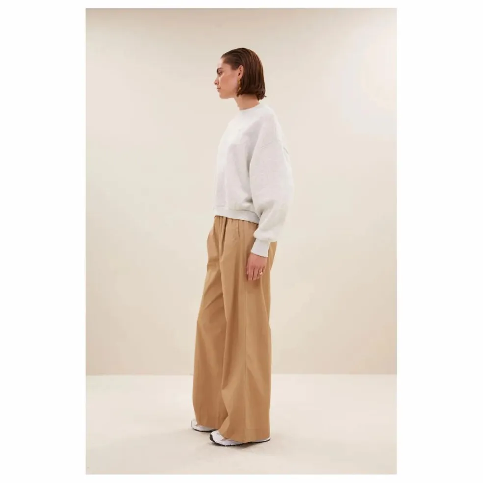 Sweat Bibi Logo | Gris chiné