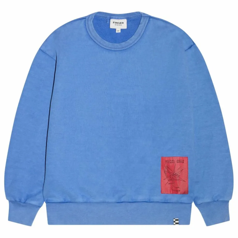 Sweat Blow Coton Bio | Bleu roi
