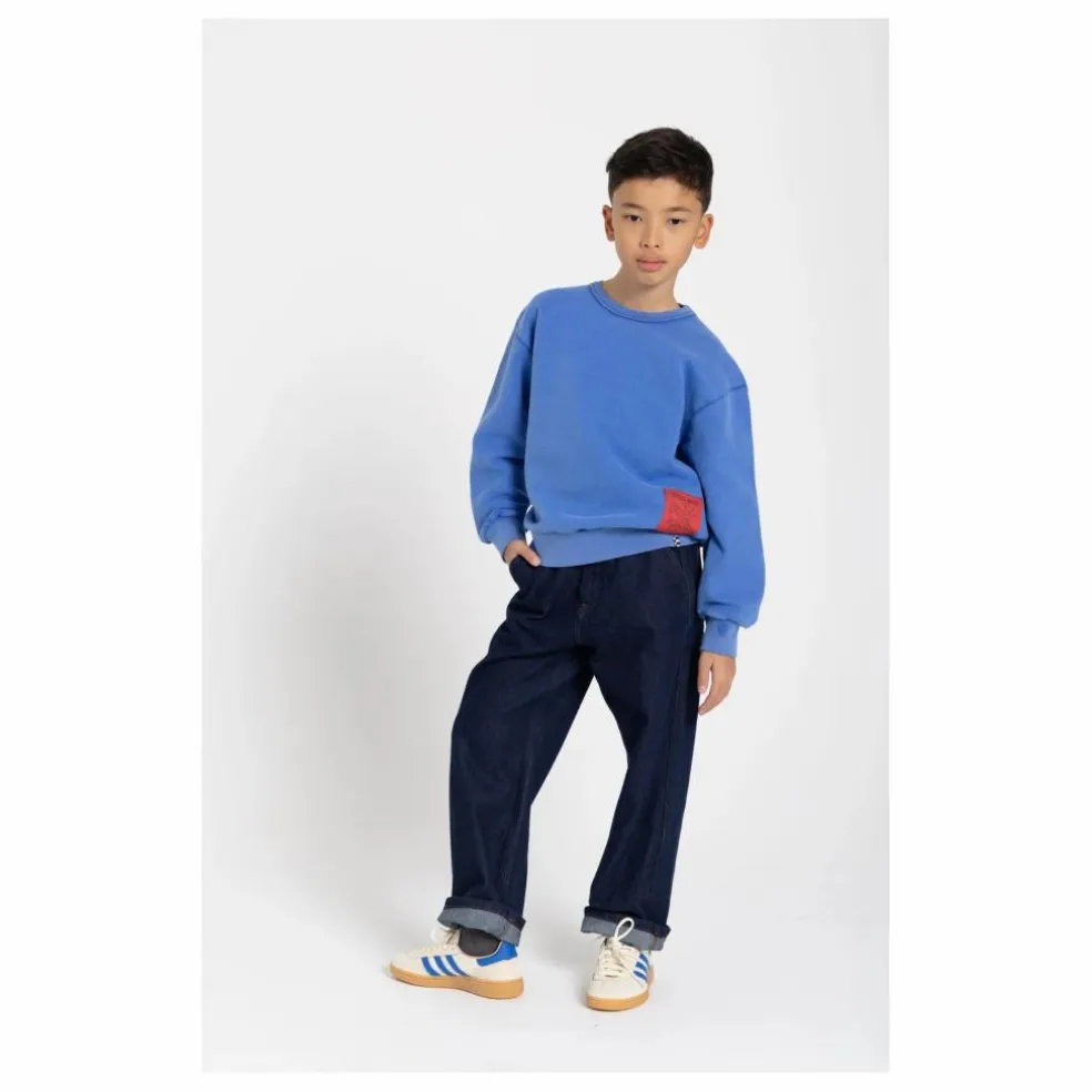 Sweat Blow Coton Bio | Bleu roi