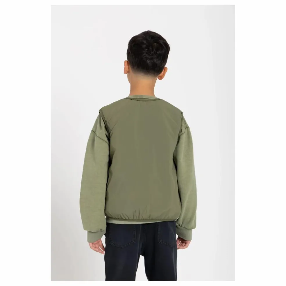 Sweat Blow Coton Bio | Vert kaki