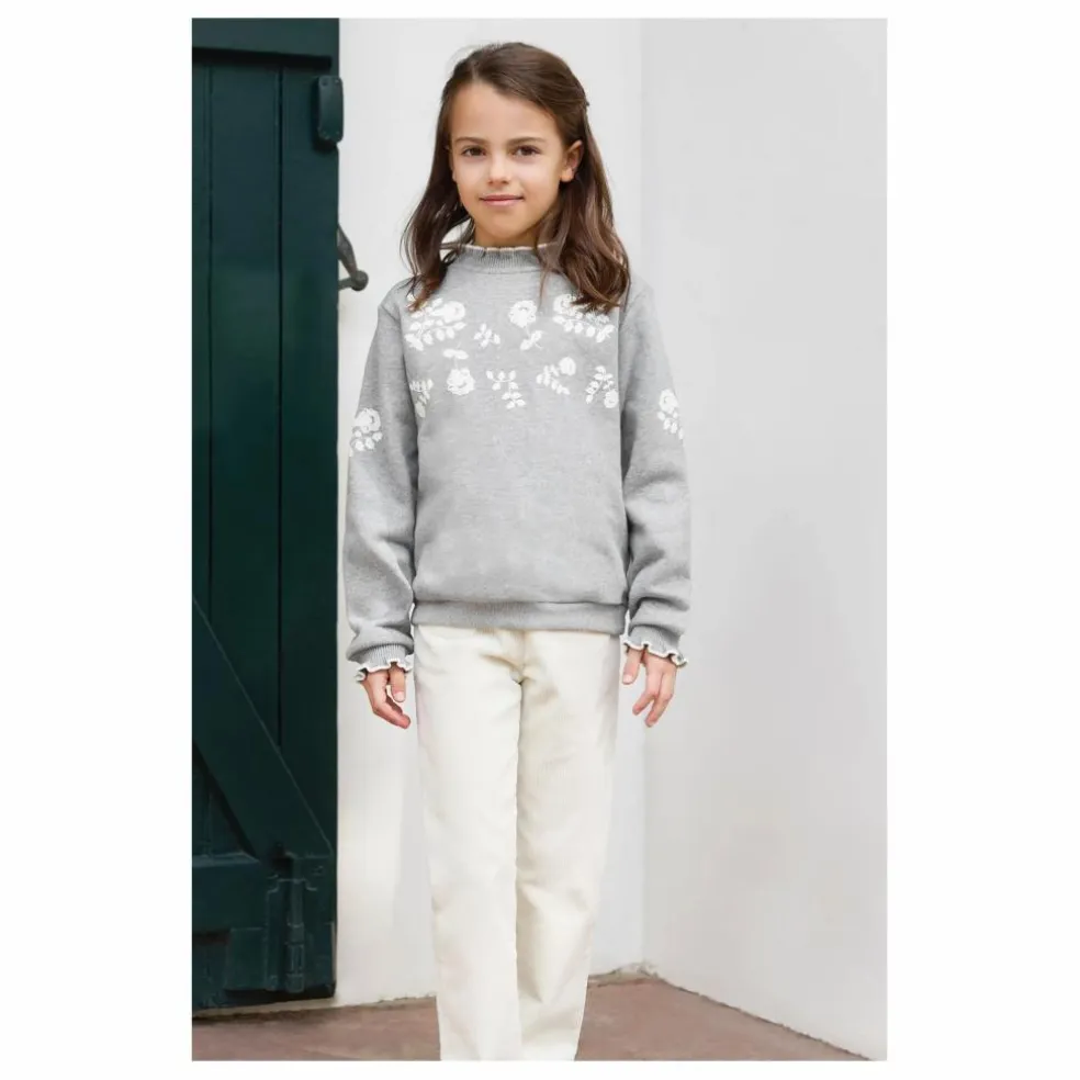 Sweat Brodé | Gris