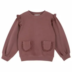 Sweat Broderie Anglaise Coton Bio | Violine