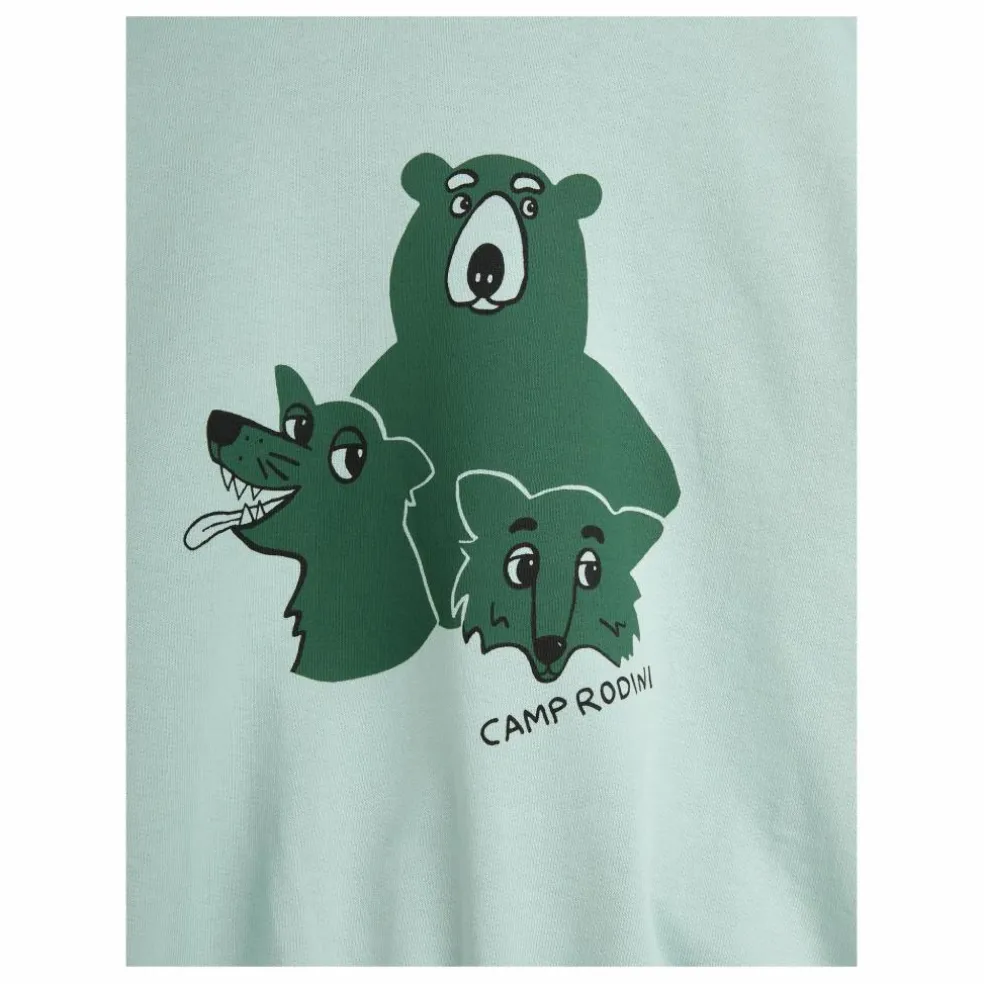 Sweat Camp Rodini Coton Bio | Bleu turquoise