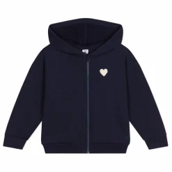 Sweat Capuche Cœur | Bleu marine