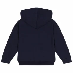 Sweat Capuche Cœur Coton Bio | Bleu marine