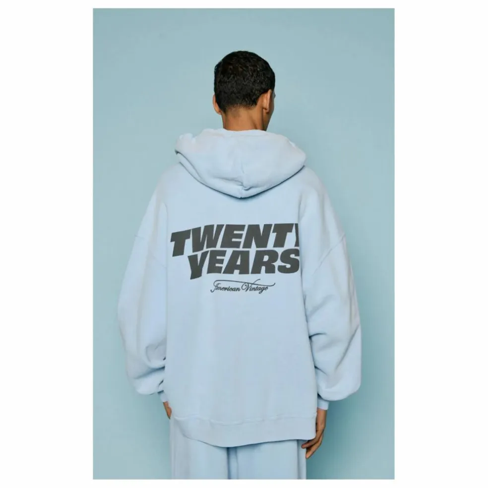 Sweat Capuche Plizzy - Capsule 20 ans | Bleu Clair