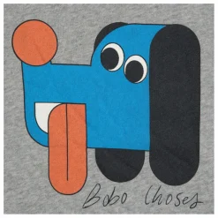 Sweat Chien Coton Bio | Gris chiné