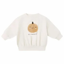 Sweat Citrouille Coton Bio | Ecru