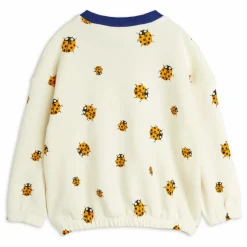 Sweat Coccinelles Jaunes Coton Bio | Ecru