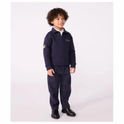 Sweat Col Polo Badges | Bleu marine