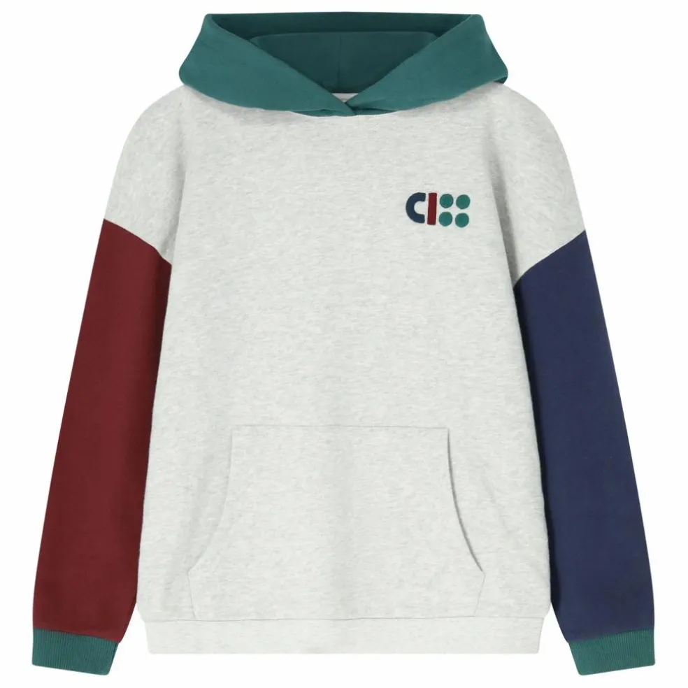 Sweat Colorblock CISS Coton Bio | Gris