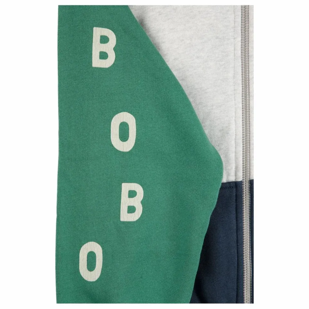 Sweat Colorblock Coton Bio | Gris chiné