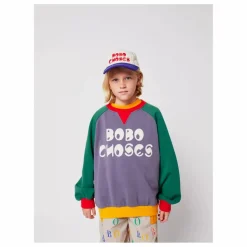 Sweat Colorblock Coton Bio | Mauve