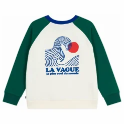 Sweat Colorblock La Vague | Ecru