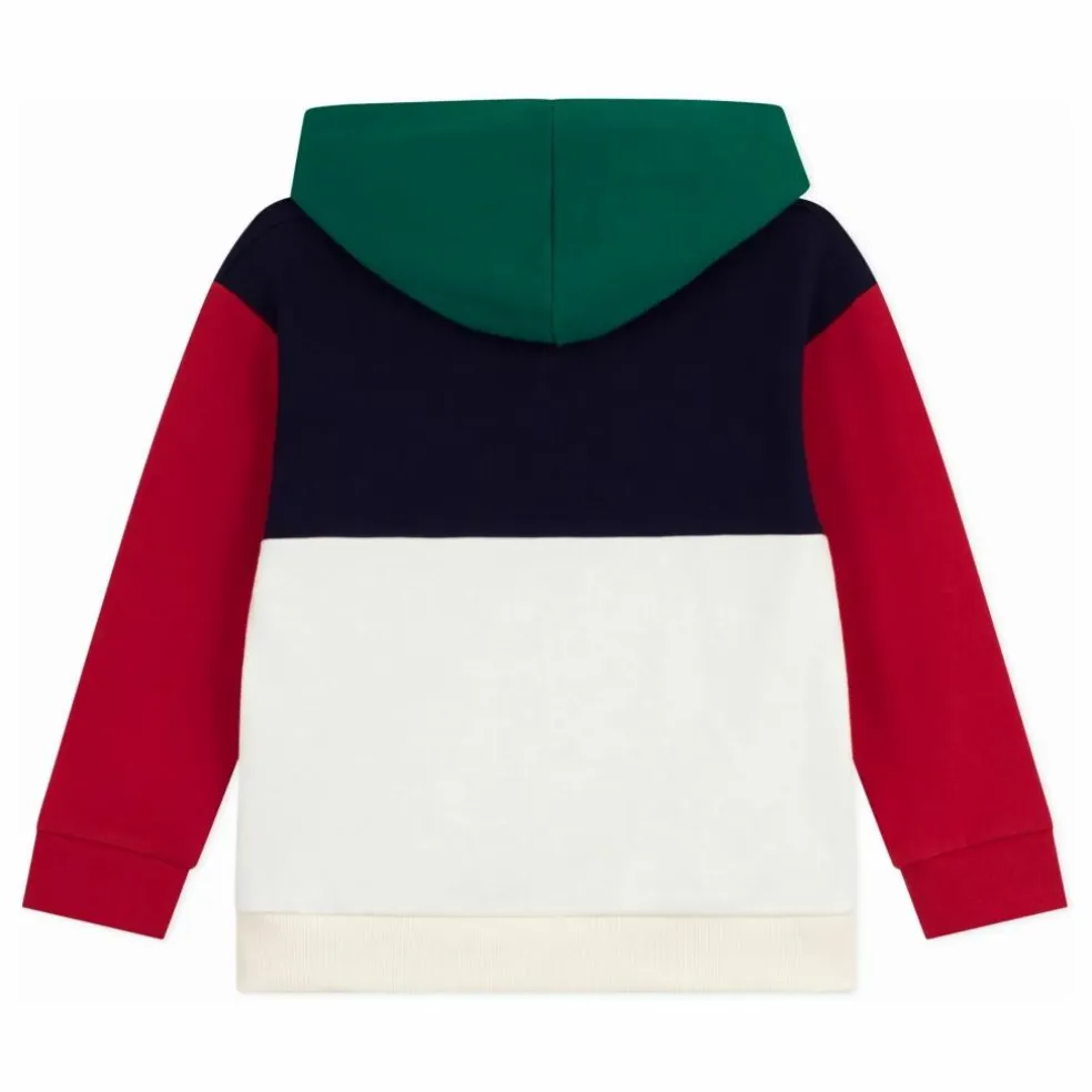 Sweat Colorblock Logo | Ecru