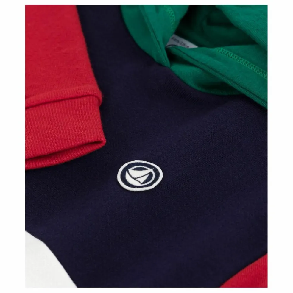 Sweat Colorblock Logo | Ecru