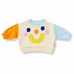 Sweat Colorblock Sourire | Crème