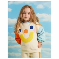 Sweat Colorblock Sourire | Crème