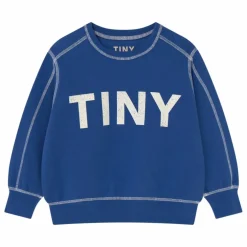 Sweat Contrasté Tiny Coton Bio | Bleu