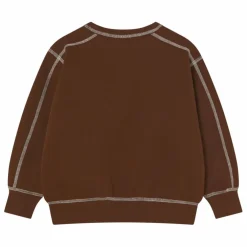 Sweat Contrasté Tiny Coton Bio | Marron