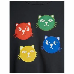 Sweat Cool Cats Coton Bio | Noir