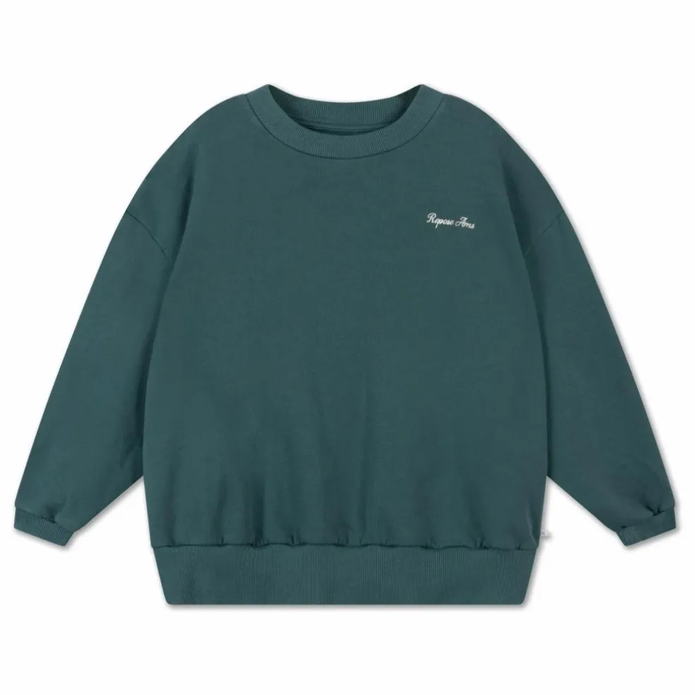 Sweat Cozydrop Logo Coton Bio | Vert