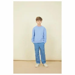 Sweat Crewneck Garçon Molleton Bio | Bleu ciel