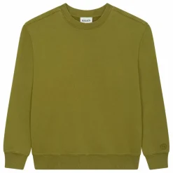 Sweat Crewneck Homme Molleton Bio | Vert kaki