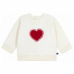 Sweat Cœur Amour | Ecru