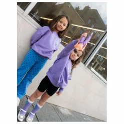 Sweat Cœur Coton Bio | Violet